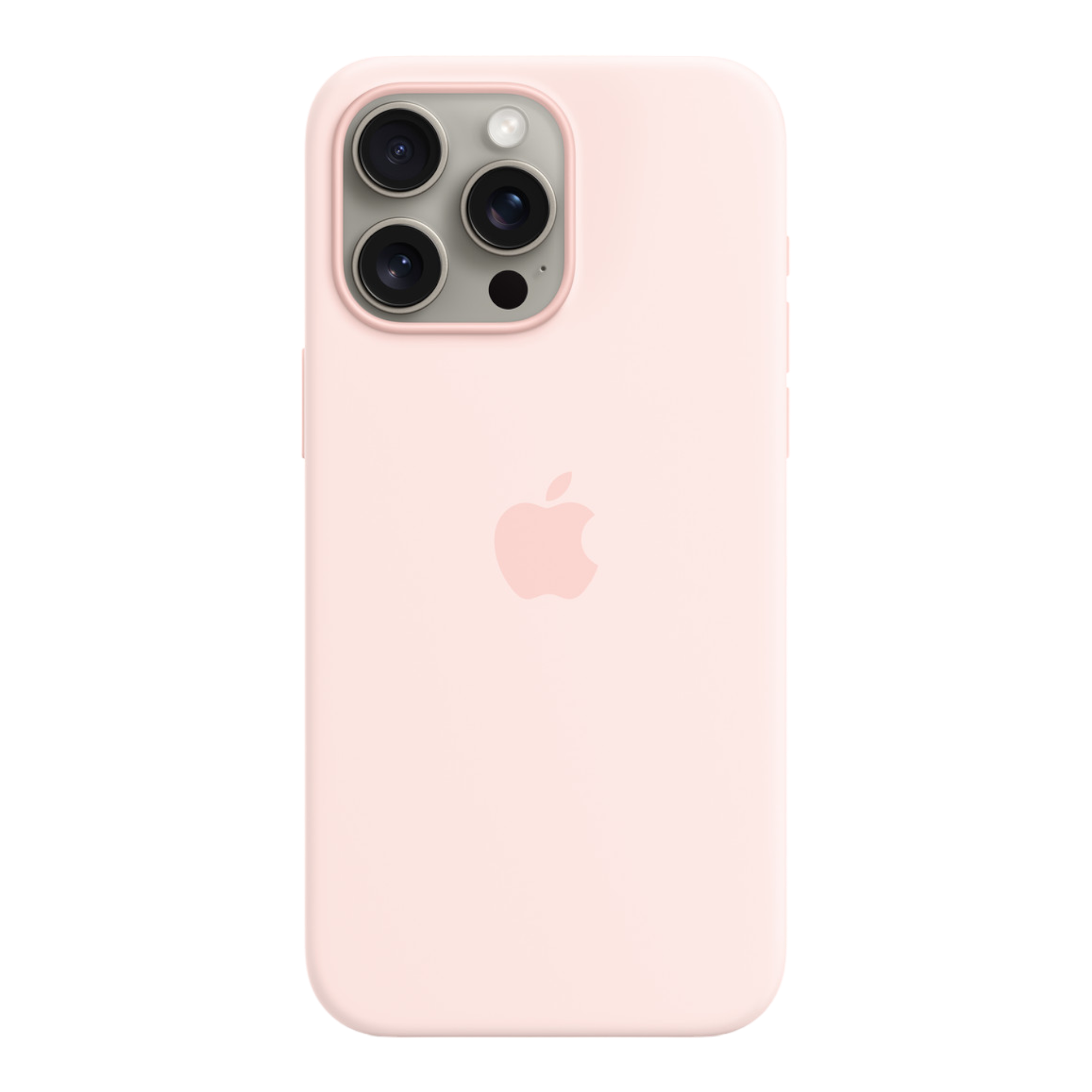 iPhone 15 Pro Max Silicone Case with MagSafe - Light Pink - alAsil